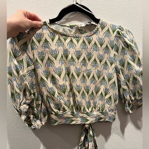 ZARA BLOUSE- beautiful open back